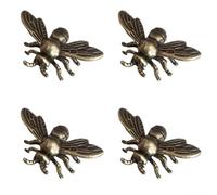 Tocchi decorativi stabiliti della figurina dell'ape d'ottone elegante per gli spazi abitativi moderni