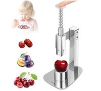 Tocciolatore di ciliegie, sminuzzatore, in acciaio inox, per snocciolamento rapido, snocciolatore combinato per ciliegie, prugne, olive, datteri