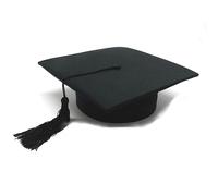 Tocco cappello cotone per laurea da laureato