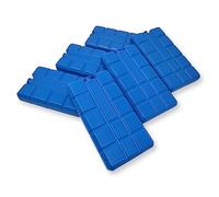 ToCi 6 pile refrigeranti da 400 ml - Elementi di raffreddamento piatti per borsa termica e refrigerante - Batterie riutilizzabili in plastica senza BPA - Cuscinetti refrigeranti per picnic, viaggi