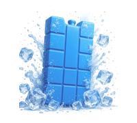 ToCi Mattonelle di ghiaccio, ciascuna di 200 ml, per borsa termica o congelatore, 8