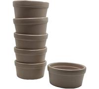 ToCi Mini ciotole per tapas - ciotole per snack e salse caramelle - ciotole per croccette - piccole ciotole in ceramica - ideale per antipasti Meze o Kahvalti... (tortora)