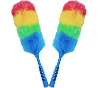 Tockrop Confezione da 2 spolverini statici da 48,3 cm, espandibili e lavabili, più fibre più grandi e meno perdita di fibre