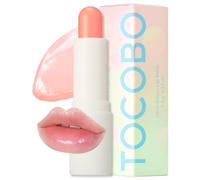 TOCOBO Balsamo per labbra Glow Ritual 001 Acqua di corallo 0,67 oz / 19 g | Balsamo labbra vegano idratante e luminoso, ad alto contenuto nutritivo e color corallo trasparente