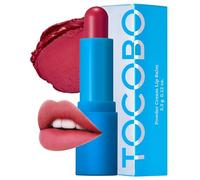 TOCOBO Balsamo per labbra in crema in polvere 031 Rose Burn 0,67 oz / 19 g | Balsamo per labbra vegano morbido tipo velluto opaco e texture in polvere cremosa senza esfoliazione