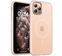 TOCOL Cover Magnetica per iPhone 11 Pro Max 6,5 Pollic, Compatibile con MagSafe, Custodia Antiurto Traslucida Opaca, Titanio Sabbia