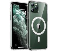 TOCOL Cover Magnetica per iPhone 11 Pro Max 6,5 Pollic, Compatibile con MagSafe, Senza Ingiallimento, Trasparente