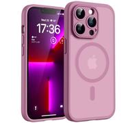 TOCOL Cover Magnetica per iPhone 13 Pro Max 6,7 Pollic, Compatibile con MagSafe, Protezione Fotocamera Integrata, Custodia Antiurto Traslucida Opaca, Lilla Viola
