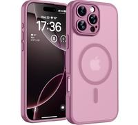 TOCOL Cover Magnetica per iPhone 16 Pro Max 6,9 Pollic, Compatibile con MagSafe, Protezione Fotocamera Integrata, Custodia Antiurto Traslucida Opaca, Lilla Viola