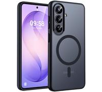 TOCOL Cover per Samsung Galaxy S26, Compatibile con MagSafe, Anello Magnetico Incorporato, Custodia Magnetica Antiurto Traslucida Opaca per Samsung Galaxy S26 5G 6,3 Pollici, Nero