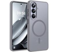 TOCOL Cover per Samsung Galaxy S26, Compatibile con MagSafe, Anello Magnetico Incorporato, Custodia Magnetica Antiurto Traslucida Opaca per Samsung Galaxy S26 5G 6,3 Pollici, Grigio