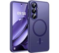 TOCOL Cover per Samsung Galaxy S26, Compatibile con MagSafe, Anello Magnetico Incorporato, Custodia Magnetica Antiurto Traslucida Opaca per Samsung Galaxy S26 5G 6,3 Pollici, Viola Scuro