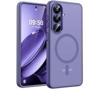 TOCOL Cover per Samsung Galaxy S26, Compatibile con MagSafe, Anello Magnetico Incorporato, Resistente Agli Urti, Custodia Magnetica Antiurto Traslucida Opaca per Galaxy S26 5G, Grigio lavanda