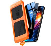 TOCOL Privacy Pellicola Protettiva per iPhone 12/12 Pro 6,1 Pollici, 25° Reali Anti-Spy, Rimozione Automatica Della Polvere, Copertura Completa, Senza Bolle, Durezza 9H, 2 Pezzi