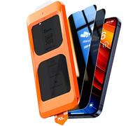 TOCOL Privacy Pellicola Protettiva per iPhone 12 Mini 5,4 Pollici, 25° Reali Anti-Spy, Rimozione Automatica Della Polvere, Copertura Completa, Senza Bolle, Durezza 9H, 2 Pezzi