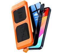 TOCOL Privacy Pellicola Protettiva per iPhone 13 Mini 5,4 Pollici, 25° Reali Anti-Spy, Rimozione Automatica Della Polvere, Copertura Completa, Senza Bolle, Durezza 9H, 2 Pezzi