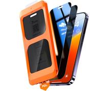 TOCOL Privacy Pellicola Protettiva per iPhone 14 Pro 6,1 Pollici, 25° Reali Anti-Spy, Rimozione Automatica Della Polvere, Copertura Completa, Senza Bolle, Durezza 9H, 2 Pezzi