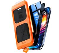 TOCOL Privacy Pellicola Protettiva per iPhone 15 Pro 6,1 Pollici, 25° Reali Anti-Spy, Rimozione Automatica Della Polvere, Copertura Completa, Senza Bolle, Durezza 9H, 2 Pezzi