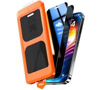 TOCOL Privacy Pellicola Protettiva per iPhone 16 Plus/iPhone 15 Plus 6,7 Pollici, 25° Reali Anti-Spy, Rimozione Automatica Della Polvere, Copertura Completa, Senza Bolle, Durezza 9H, 2 Pezzi