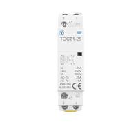 TOCT1 2P 25A 220V/230V 50/60HZ Guida Din Contattore modulare CA domestico 2NO 2NC o 1NO 1NC(20A 1NO 1NC)