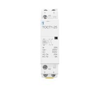 TOCT1 2P 25A 220V/230V 50/60HZ Guida Din Contattore modulare CA domestico 2NO 2NC o 1NO 1NC(20A 2NC)