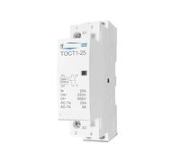 TOCT1 2P 25A CA 220 V/230 V 50/60 HZ Guida Din Contattore modulare CA for uso domestico 110 V 230 V 24 V NO NC(2NC,110V)