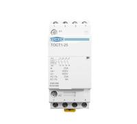 TOCT1 4P 25A 110V BOBINA 50/60HZ Guida Din Contattore modulare CA for uso domestico Contattori 4NO o 2NO 2NC(220V,2NO2NC)