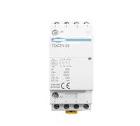 TOCT1 4P 25A 110V BOBINA 50/60HZ Guida Din Contattore modulare CA for uso domestico Contattori 4NO o 2NO 2NC(110V,4NO)
