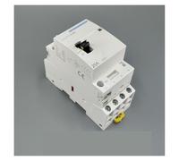 TOCT1 4P 25A 220V/230V 50/60HZ Din rail Household ac Modular contactor with Manual Control Switch 4NO or 2NO 2NC or 4NC MQXFCZUX(2NO 2NC)