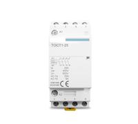 TOCT1 4P 25A 2NC 2NO 220V/230V 50/60HZ Din rail Household ac Modular contactor IDGTTLDF(110V,4NO)
