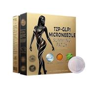 TODAHOF TZP-GLP1 Nano Microneedle Patch, Microneedlepatch professionale con curcuma d'ape, Toppe Microneedle TODAHOF, Toppe Microneedlepatch di lunga durata TZP-GLP-1 per donne e uomini (1 scatola)