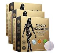 TODAHOF TZP-GLP1 Nano Microneedle Patch, Microneedlepatch professionale con curcuma d'ape, Toppe Microneedle TODAHOF, Toppe Microneedlepatch di lunga durata TZP-GLP-1 per donne e uomini (3 confezioni)