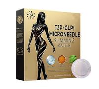 TODAHOF TZP-GLP1 Nano Microneedle Patch, Nano Slim Body Care Patch, idratante ad azione rapida, rassodante delicato, cura rapida, facile da applicare, 4 compresse, per rassodare il corpo