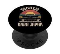 Todaiji Temple Nara Giappone Retro Kawaii souvenir giapponese PopSockets PopGrip Adesivo