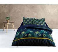 TODAY 102487 Set da Letto, Cotone, Blu, 220 x 240