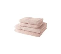 TODAY 2 asciugamani da bagno 50 x 90 + 2 lenzuola da bagno, 70 x 130 cm, 100% cotone, colore: rosa delle sabbie