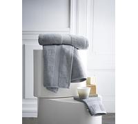 TODAY Asciugamano da Toilette Tela Stampata, Cotone, Grigio, 50 x 90 cm