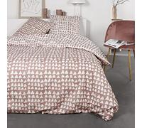 TODAY Biancheria da letto in flanella di cotone, colore rosa, Jumeau