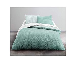 TODAY Borneo Set Copripiumino, Cotone, Blu, 220x240cm