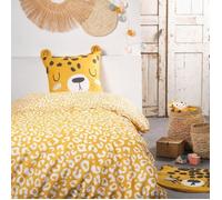 TODAY Divertente set biancheria da letto per bambini - 140x200 cm - 100% cotone - stampa leopardata