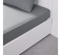 TODAY - Lenzuolo Con Angoli - 160 X 200 + 23 Cm Tinta Unita - Acciaio - SPEDIZIONE GRATUITA