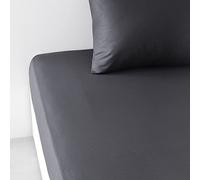 TODAY - Lenzuolo Con Angoli - 90 X 190 Cm A Tinta Unita - Antracite - SPEDIZIONE GRATUITA