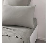 TODAY Essential - Set di 2 federe 50 x 70 cm, 100% cotone, tinta unita, colore: Dune