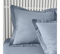 TODAY Essential - Set di 2 federe 63 x 63 cm, 100% cotone, tinta unita, denim