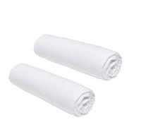 TODAY Essential - Set di 2 lenzuola, 140 x 190 cm, 2 persone, 100% cotone, gesso