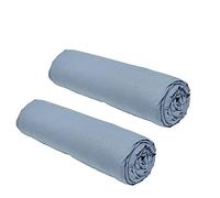 TODAY Essential - Set di 2 lenzuola, 90 x 190 cm, 1 persona, 100% cotone denim