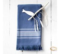 TODAY Fouta - Asciugamani da Bagno, 100 x 190 cm, Colore: Blu Oceano