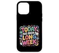 Today Has Been A Long Week Sarcastico esausto stanco - Custodia per iPhone 12 mini