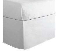 Today Home Basic Cotton Rich Tailored Sham con Flangia 5,1 cm 2, White, California King