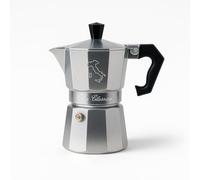 Today Home Mokarella La Classica Caffettiera Alluminio, Mezza Tazza 0,5 Alluminio, Argento/Nero, Italia